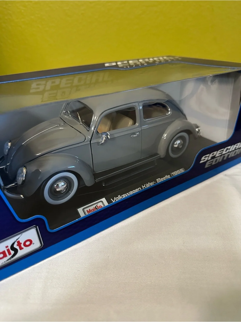 🚗Grey (1955) Volkswagen kafer Beetle Die-Cast Toy car